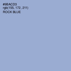 #9BACD3 - Rock Blue Color Image